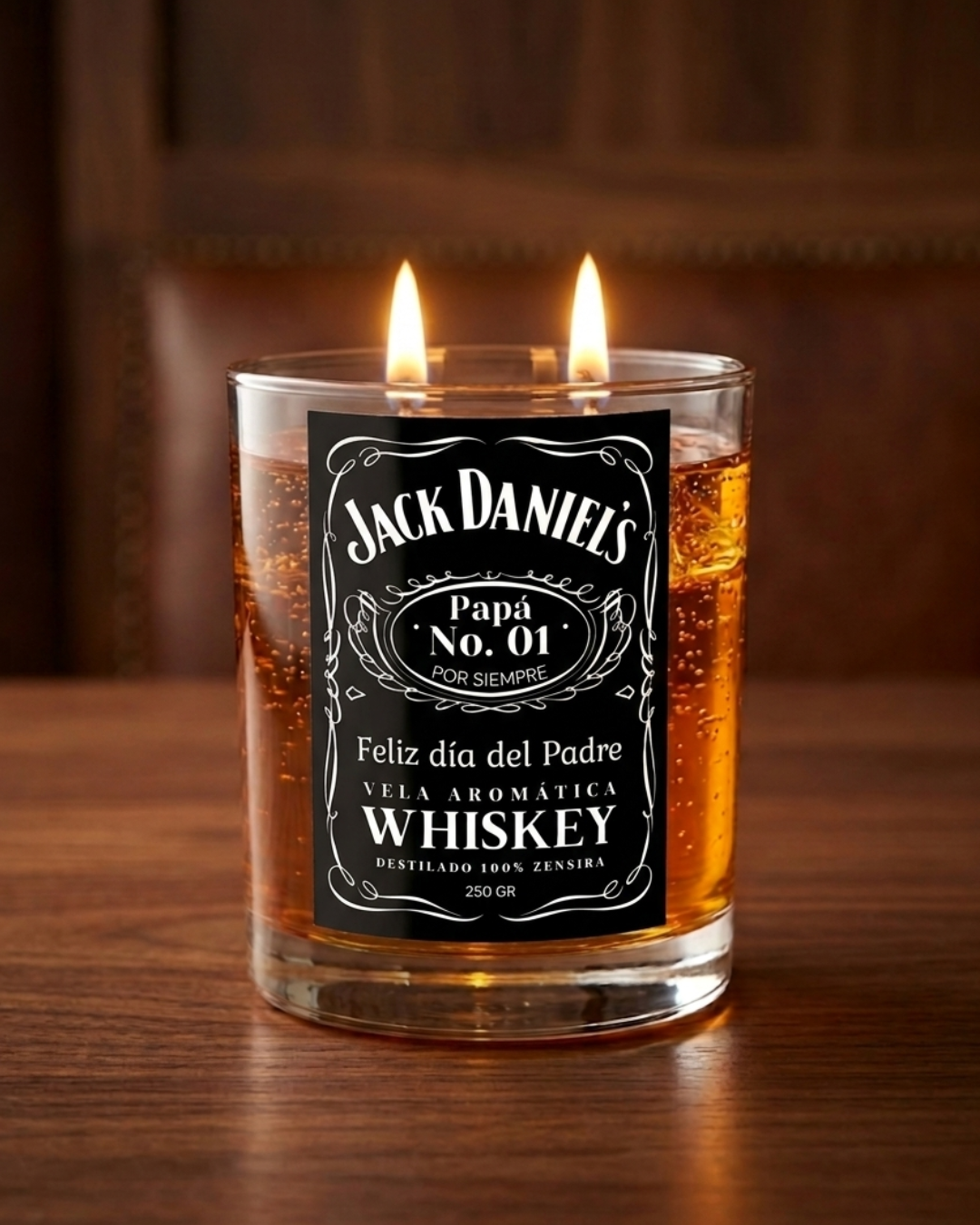 Vela "Whiskey en las Rocas" Edición Limitada Día del Padre