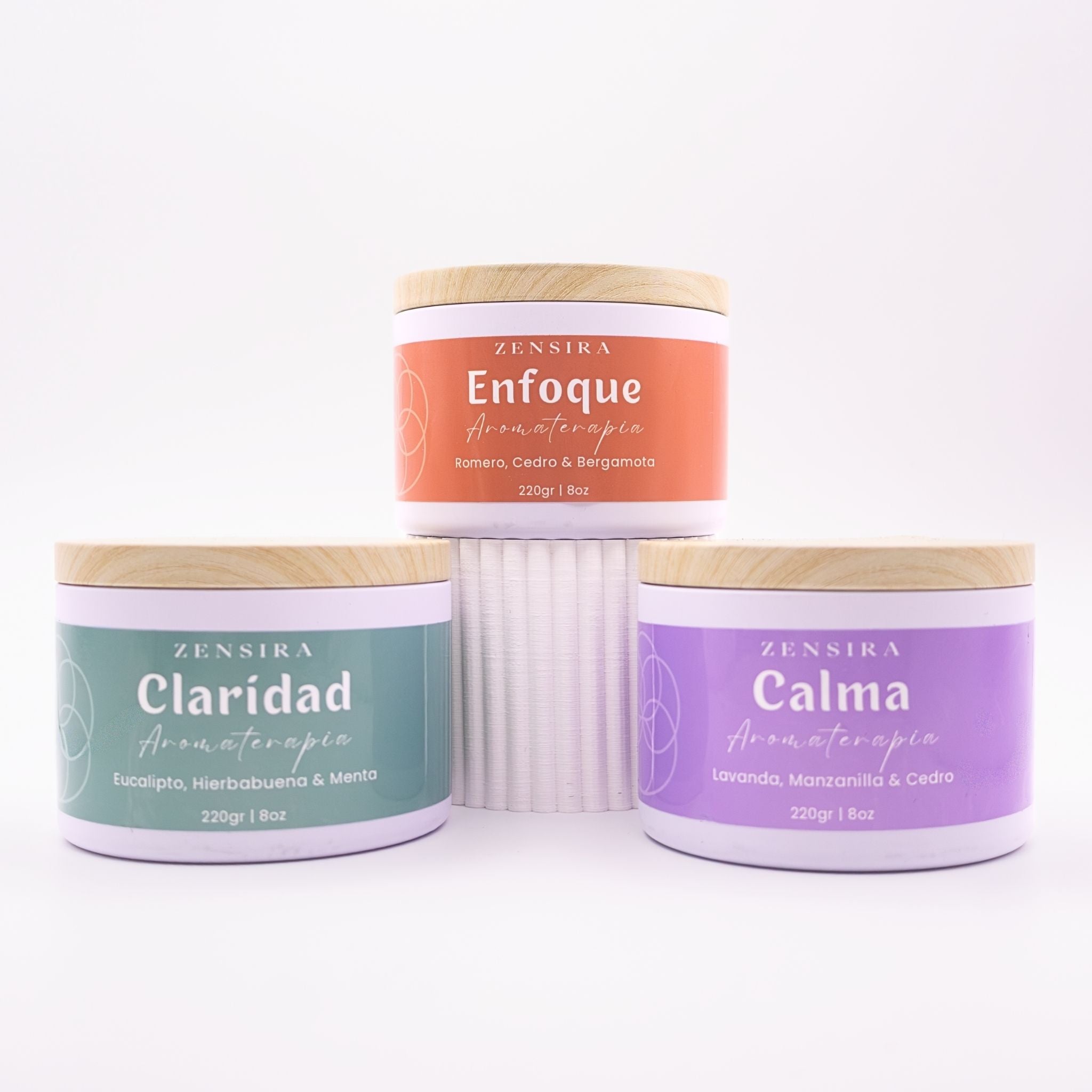 Trilogía Zen | Kit de Aromaterapia (Set de 3 Velas)