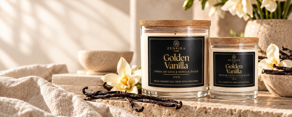 Velas Golden Vanilla Zensira