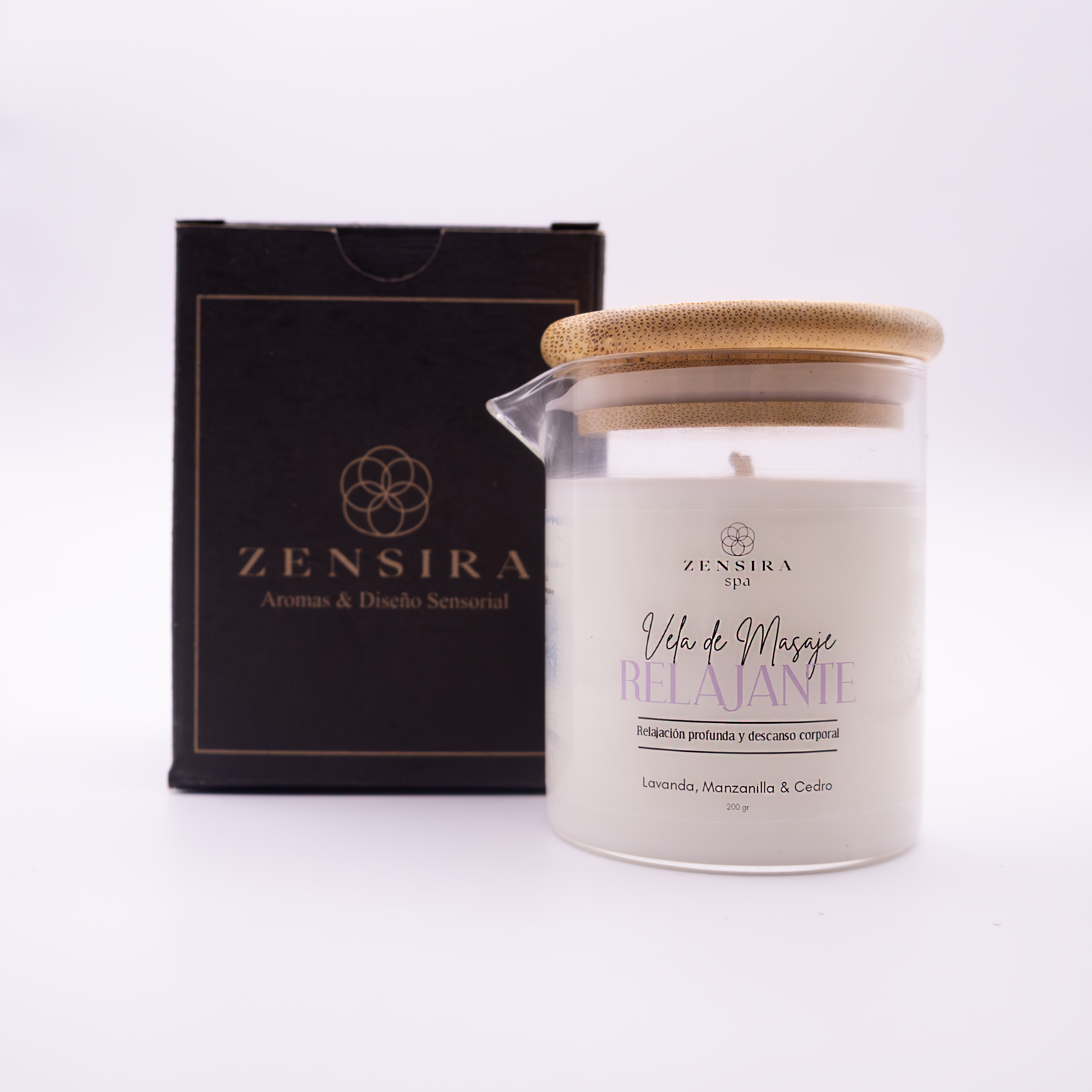 Vela de Masaje | Lavanda, Manzanilla & Cedro