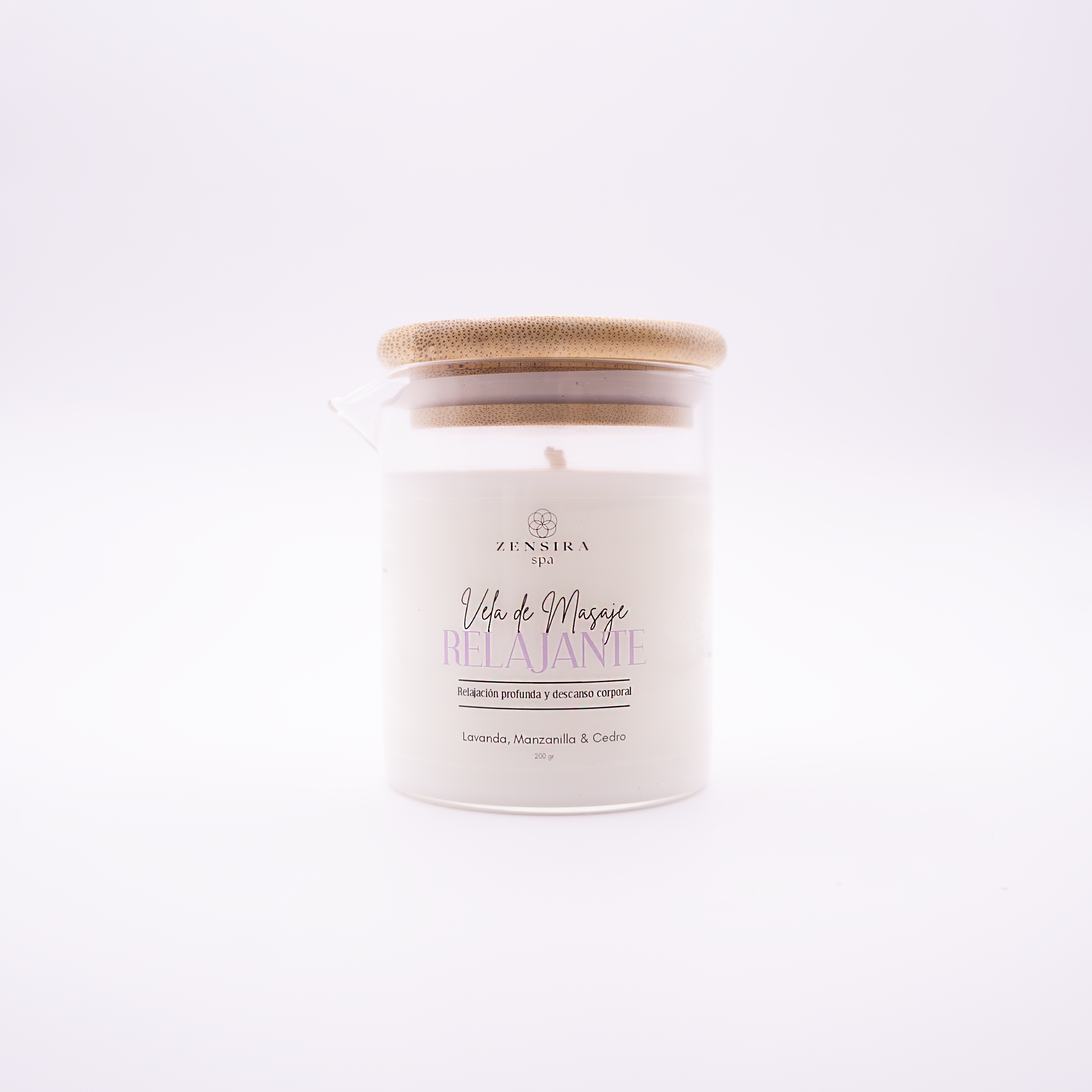 Vela de Masaje | Lavanda, Manzanilla & Cedro